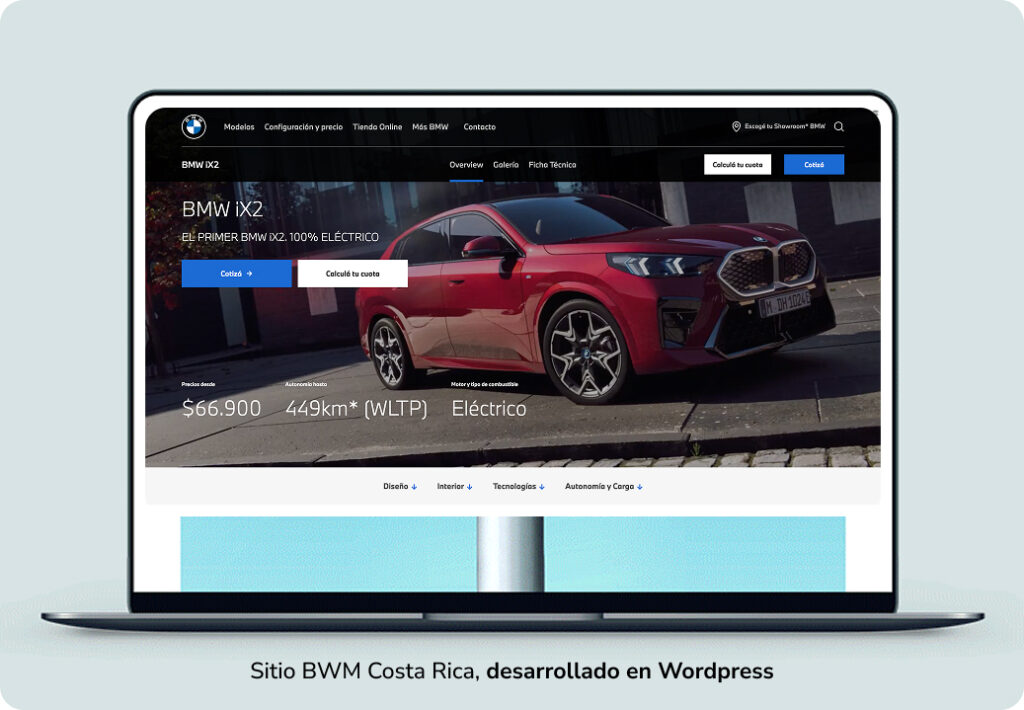 Sitio Web BMW Costa Rica